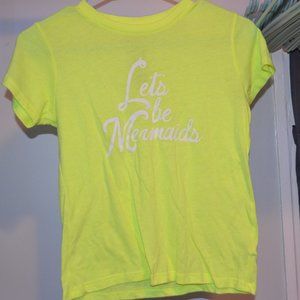 Let's be mermaids kids T-shirt.